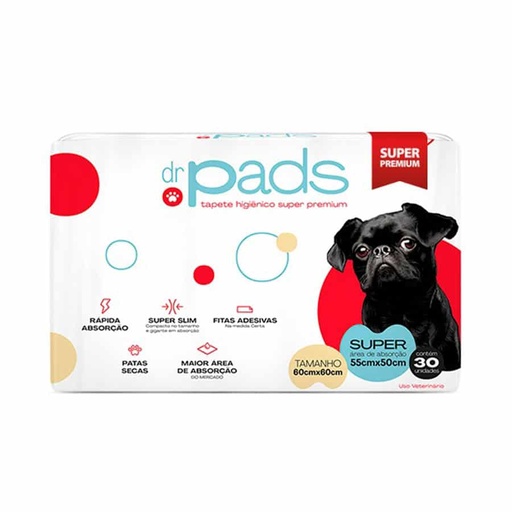 Dr Pads Pañales 60 x 60 cm - 30 Unidades