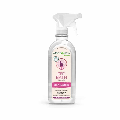 Dry Bath For Cats Amazonia Pet Care 500 ml (Baño Seco Gato)
